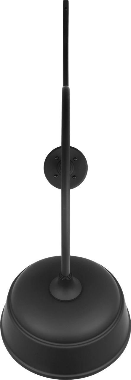 Academy 26.5" Anchored Larrabee Barn Light in Matte Black with 12.5" Rockhouse Shade