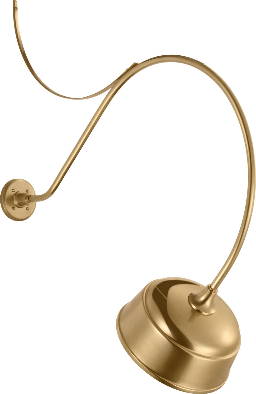 Academy 36" Anchored Larrabee Barn Light in Hand-Rubbed Antique Brass with 12.5" Rockhouse Shade