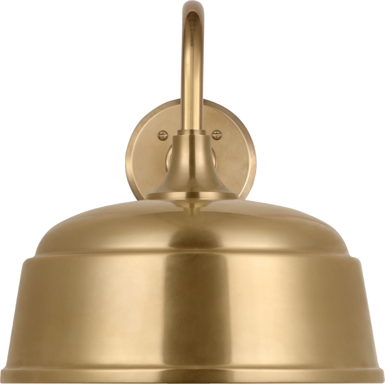 Academy 11" Flynn Barn Light in Hand-Rubbed Antique Brass with 12.5" Hand-Rubbed Antique Brass Rockhouse Shade