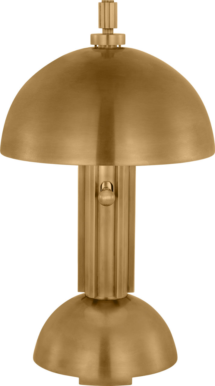 Dally 13" Desk Lamp in Hand-Rubbed Antique Brass