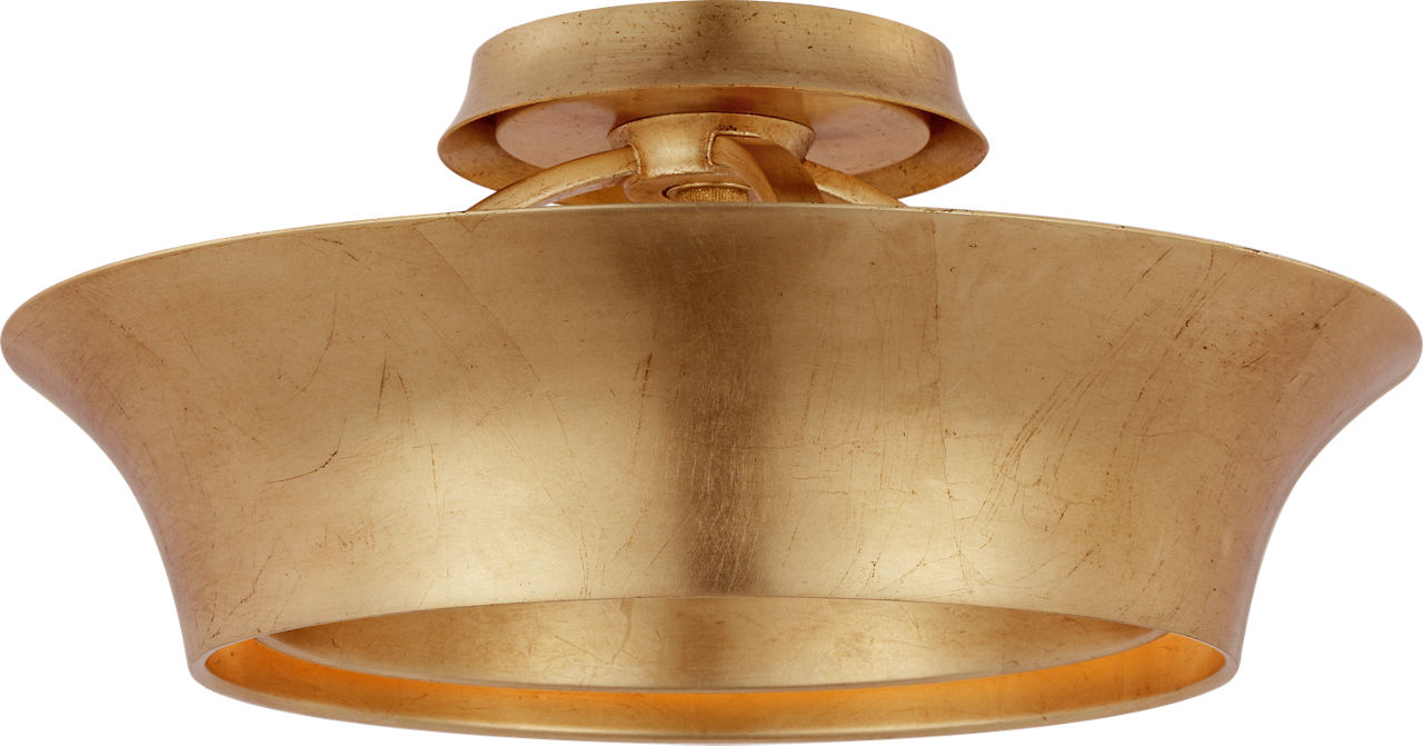 Garland 15" Dual Lit Ring Semi-Flush Mount in Gild