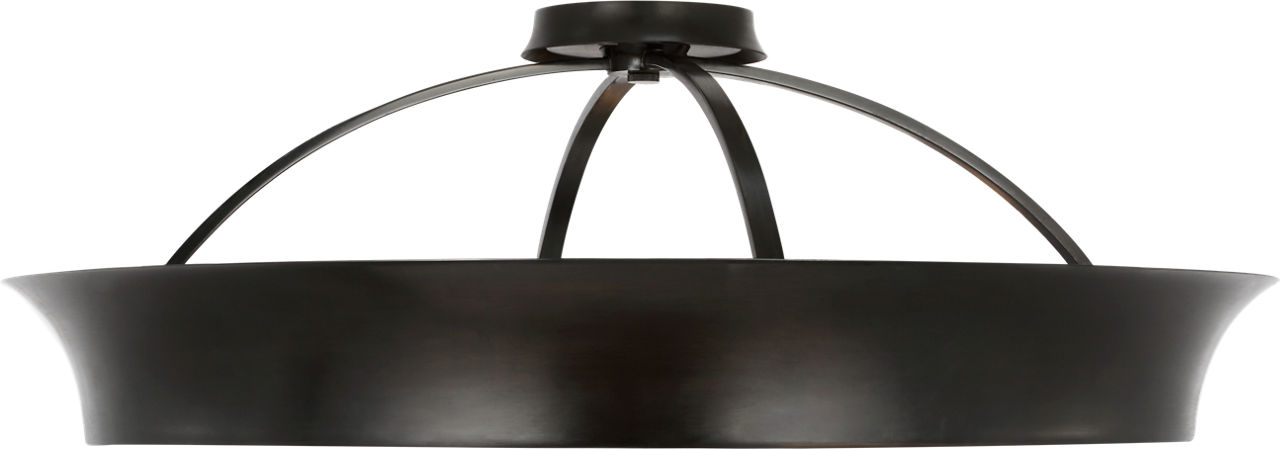 Garland 30" Dual Lit Ring Flush Mount in Aged Iron