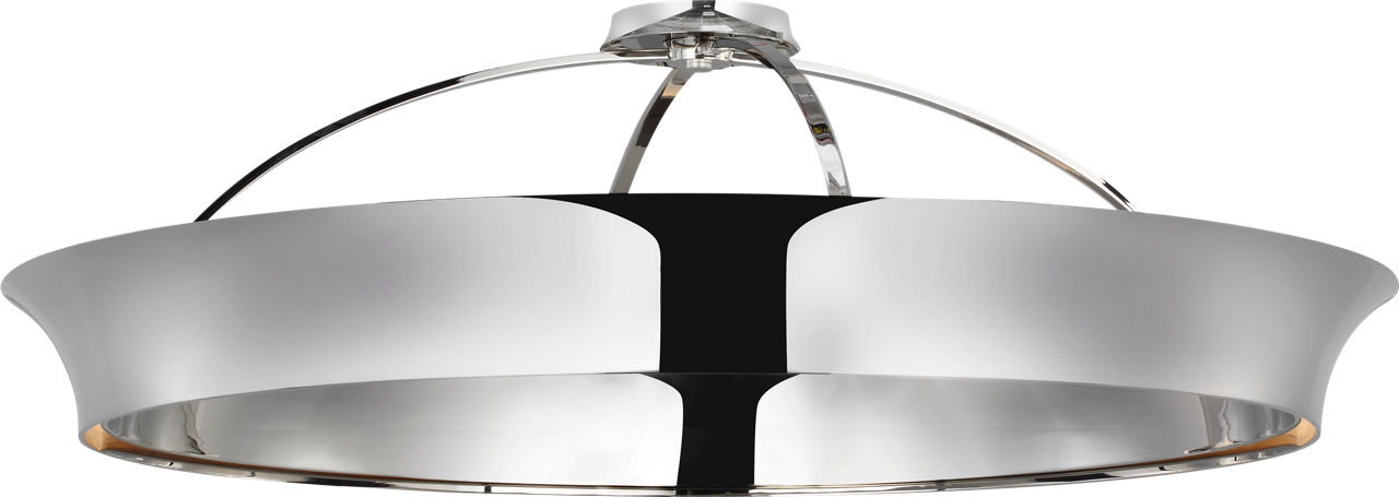 Garland 40" Dual Lit Ring Flush Mount in Polished Nickel