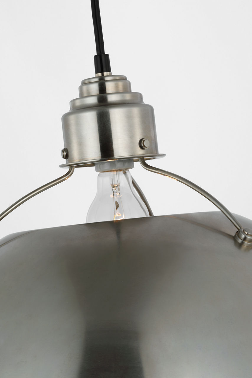 Eugene Large Pendant in Antique Nickel