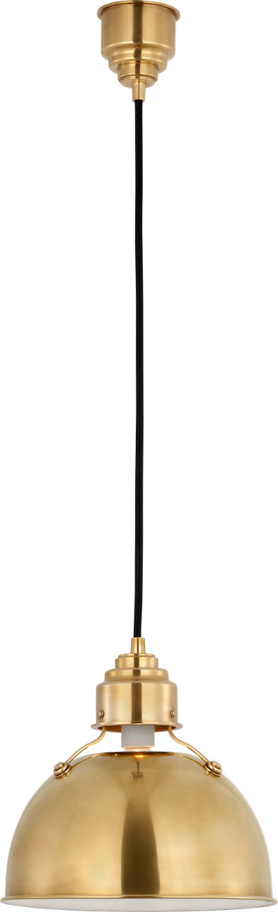 Eugene Small Pendant in Hand-Rubbed Antique Brass