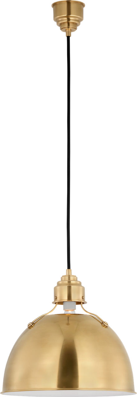 Eugene Medium Pendant in Hand-Rubbed Antique Brass