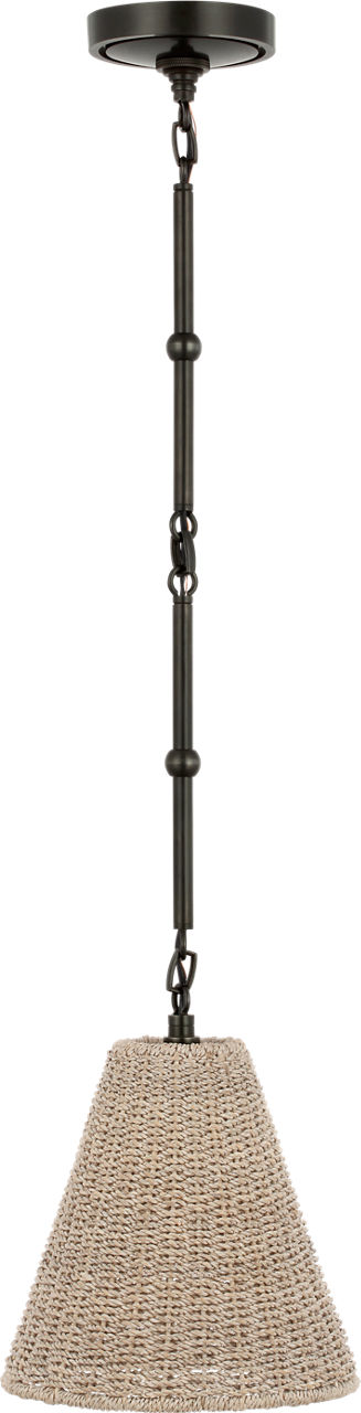 Goodman Petite Hanging Shade in Bronze with Ash Shade