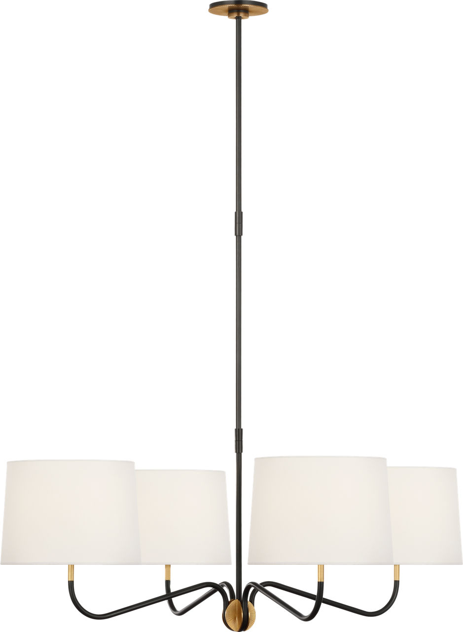 Canto Large Four Arm Chandelier