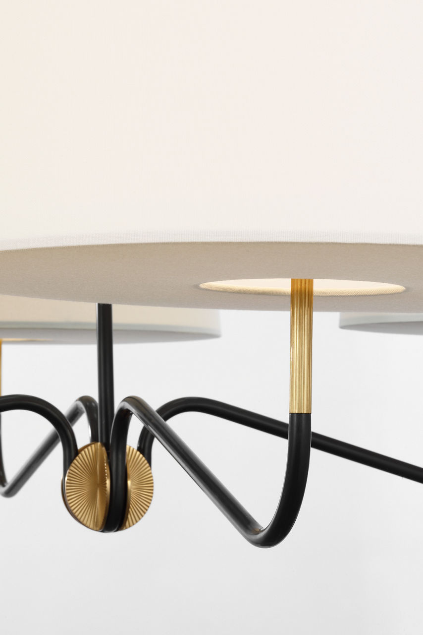 Canto Extra Large Four Arm Chandelier - alternate view