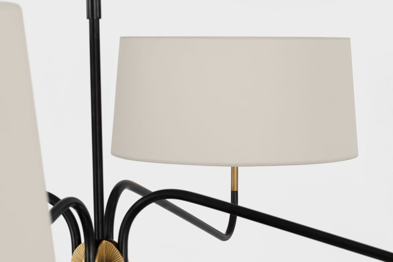Canto Grande Four Arm Chandelier - TOB5350 | Visual Comfort
