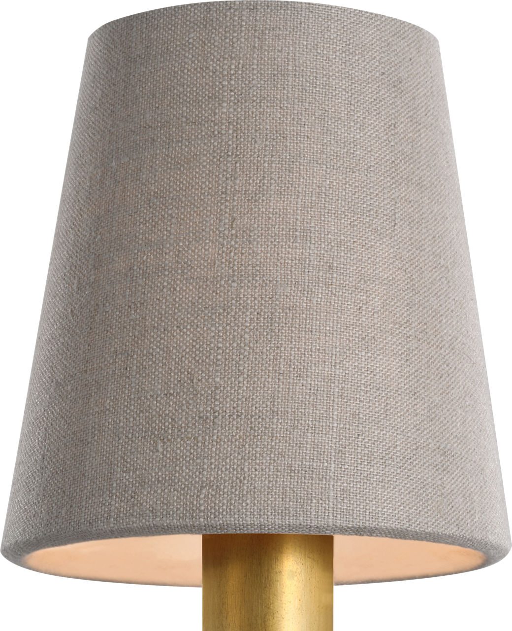 4" Natural Linen Empire Shade