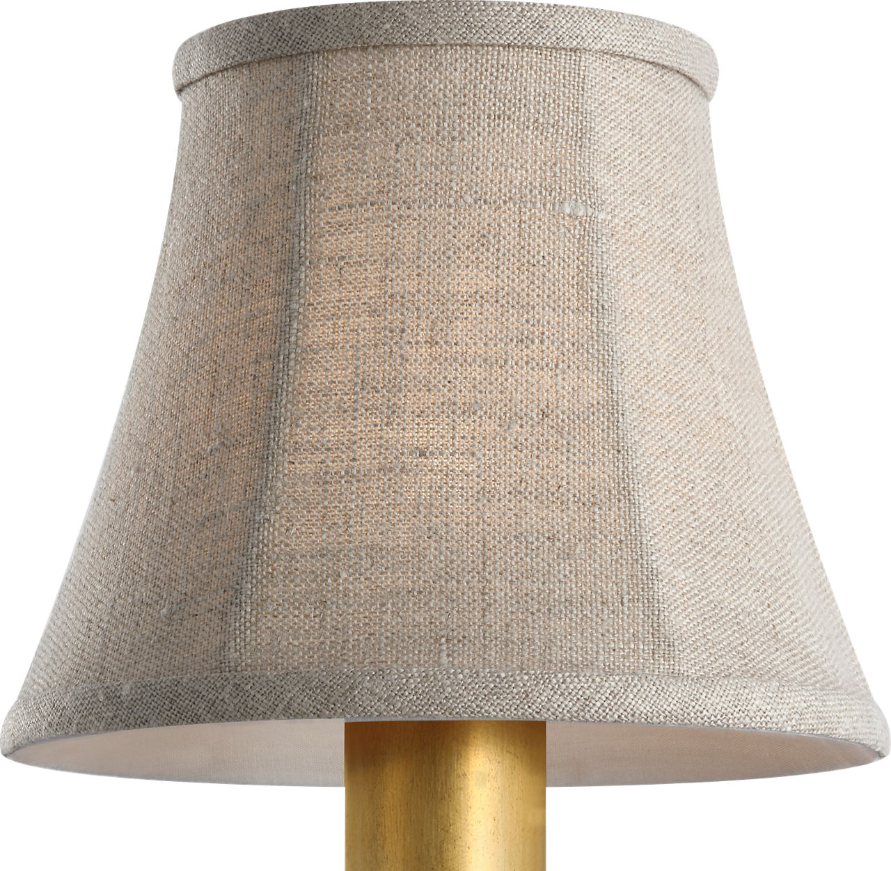 5" Natural Linen Bell Empire Shade