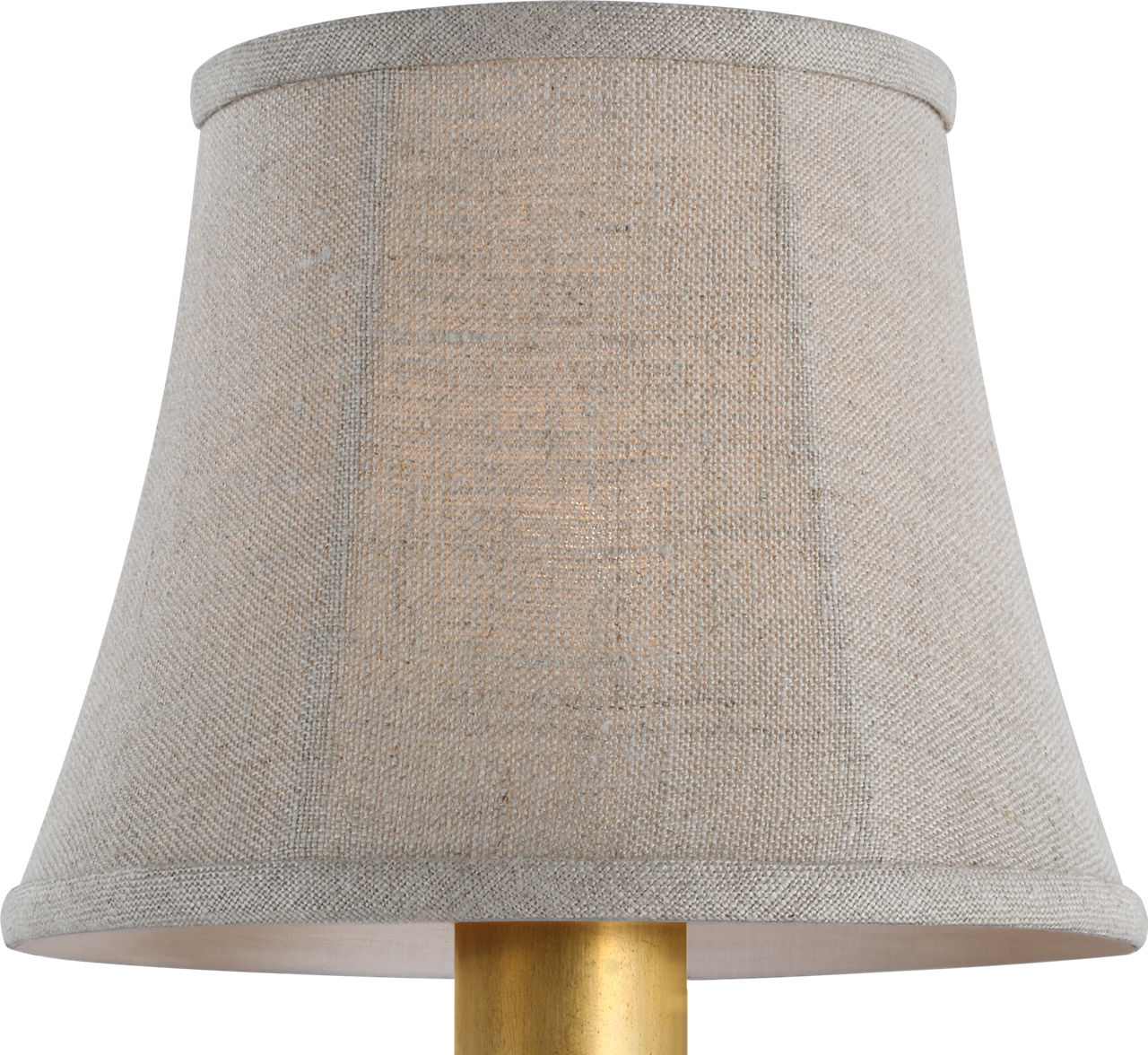 6" Natural Linen Bell Empire Shade