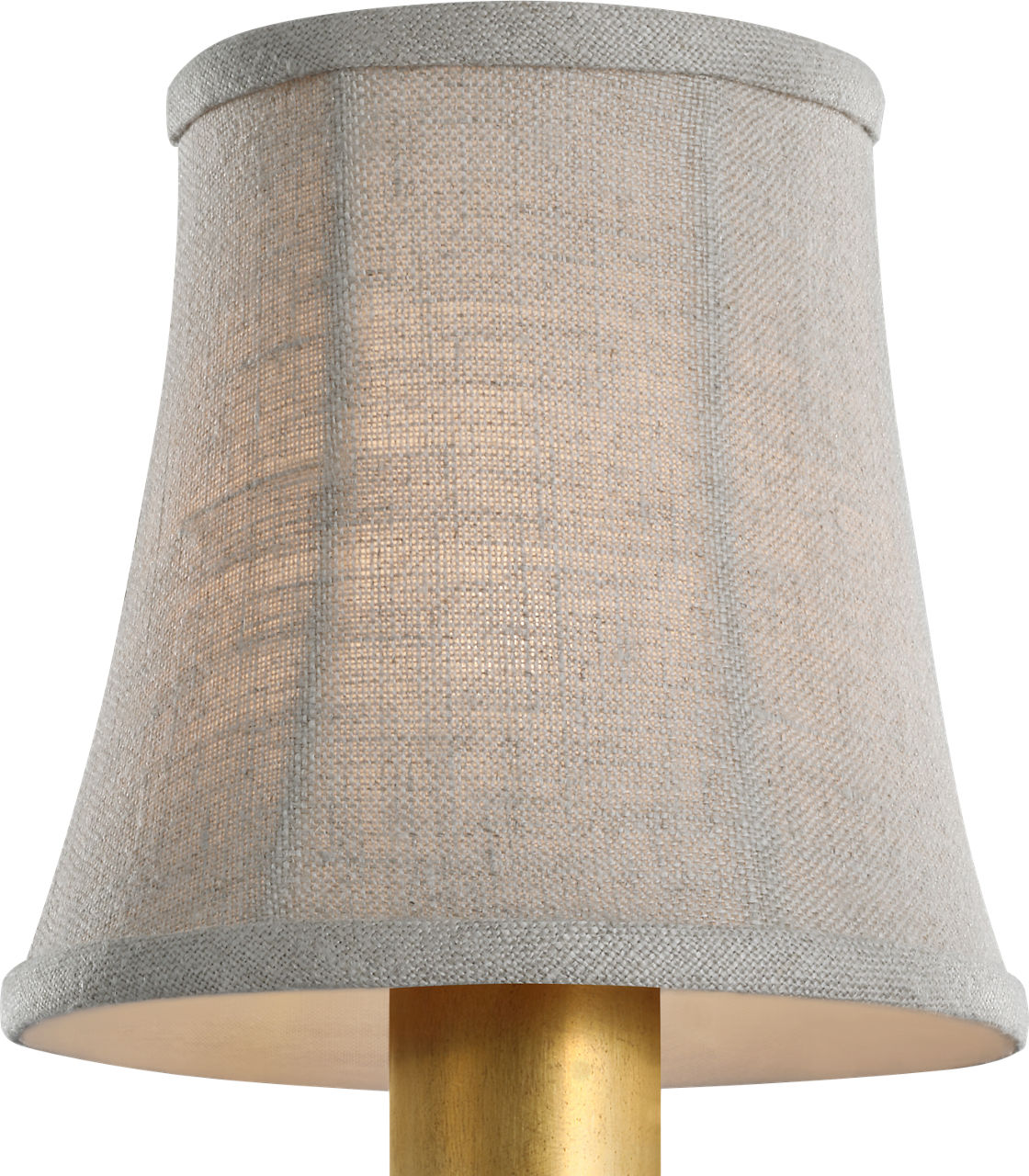 4" Natural Linen Soft Empire Shade