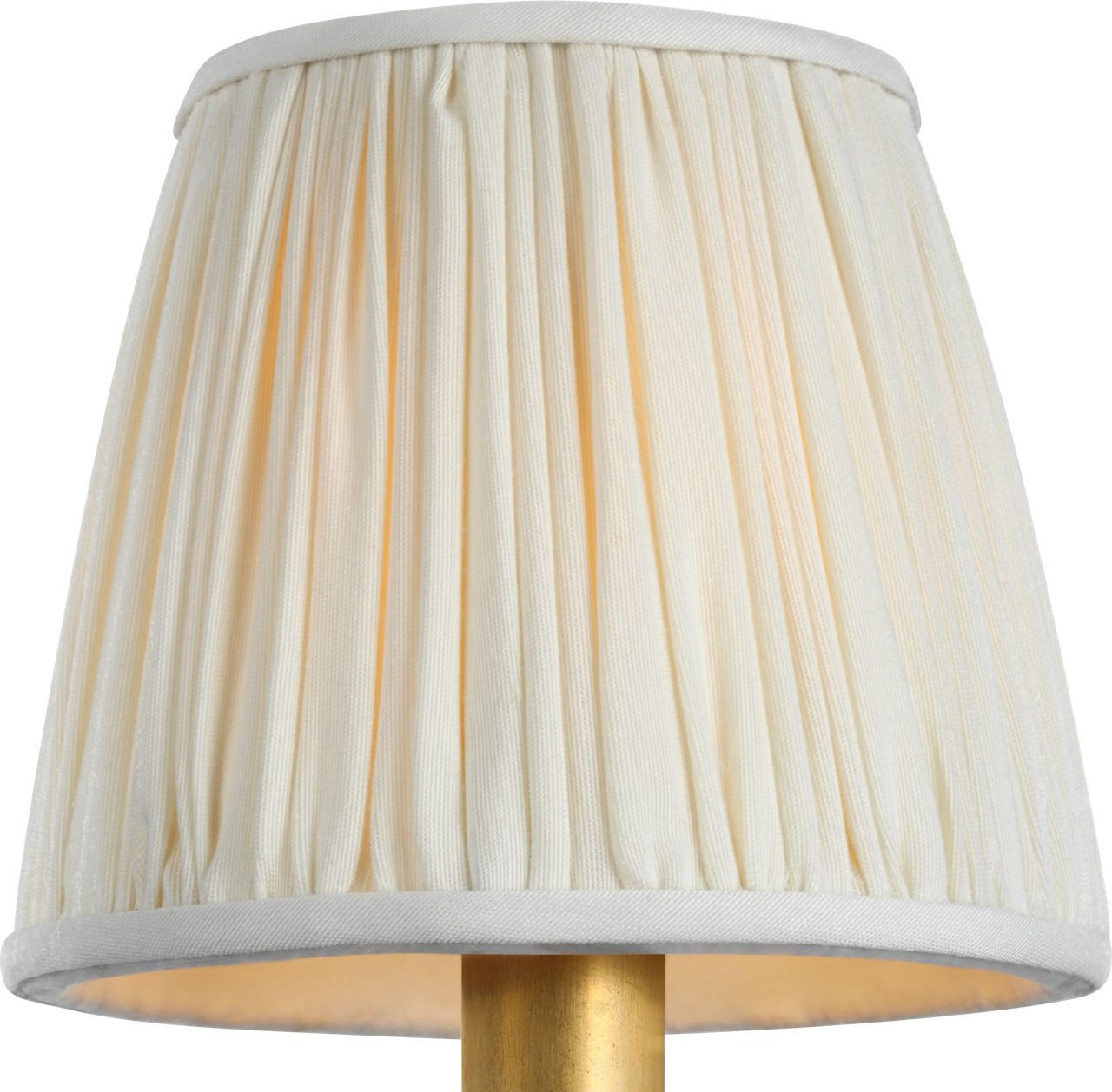 6" Pleated Silk Shade