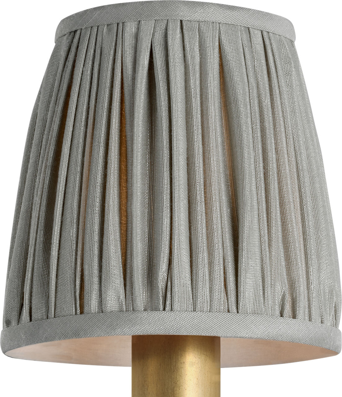 4" Pleated Mist Silk Shade