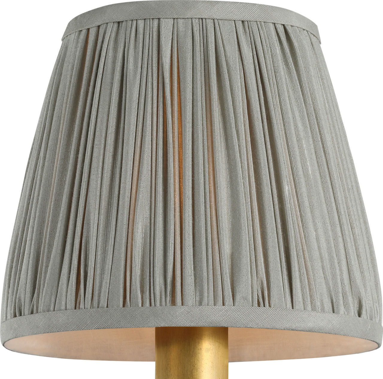 6" Pleated Mist Silk Shade